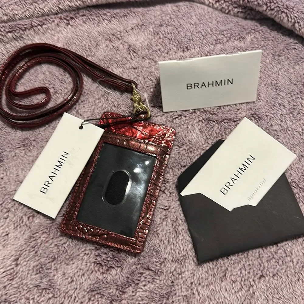 Brahmin Leather ID Lanyard